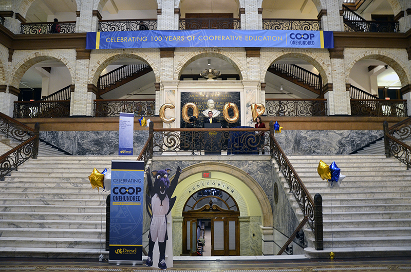 “We know you will work hard, learn a great deal, and identify future employment opportunities with some of these great organizations,” said Ian Sladen, vice president of cooperative education and career development for the Steinbright Career Development Center, told students at Drexel University's Co-op Send-off event.